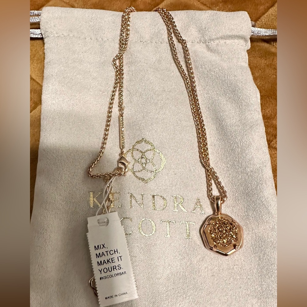 Kendra Scott Rose Gold Necklace